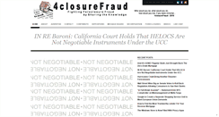 Desktop Screenshot of 4closurefraud.org